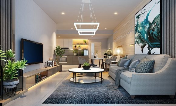 Phòng khách nội thất cao cấp