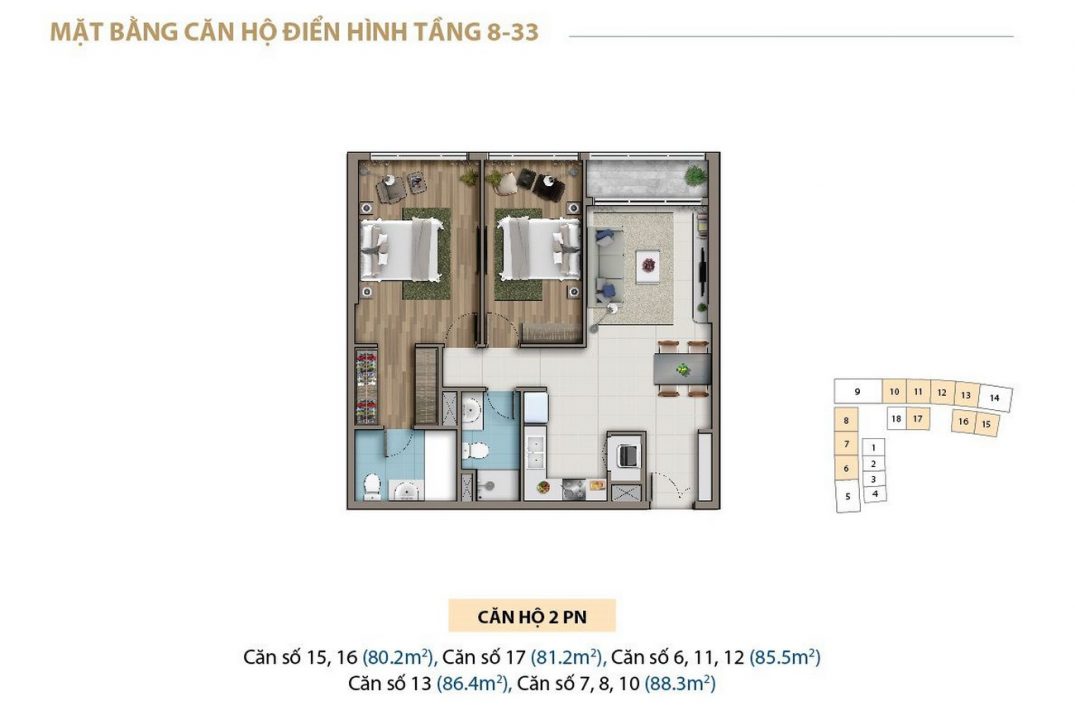 CĂN HỘ 02PN