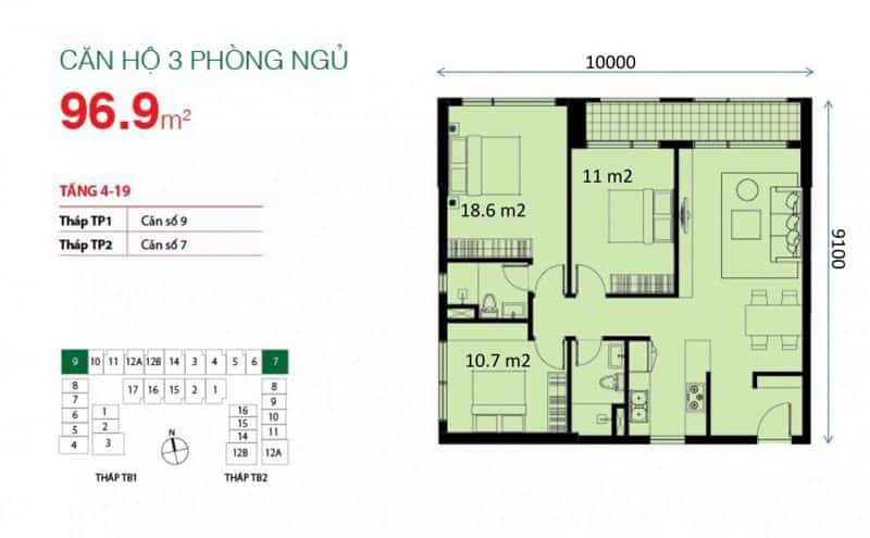 CĂN HỘ 03PN