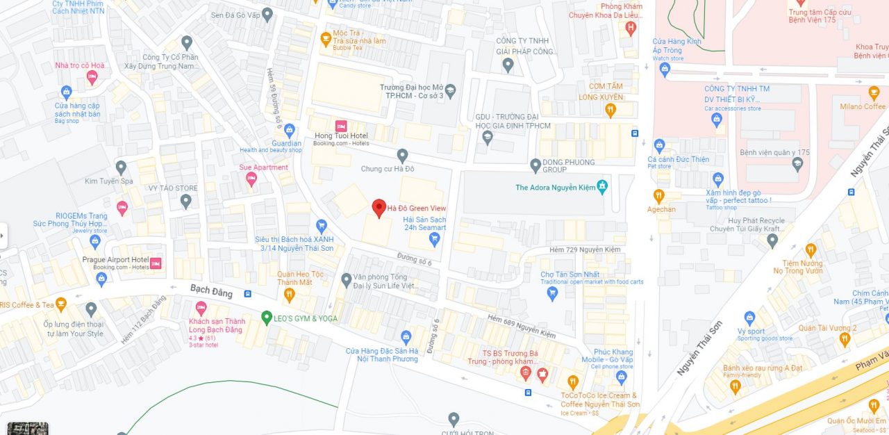 Bản đồ vị trí Hà Đô Green View