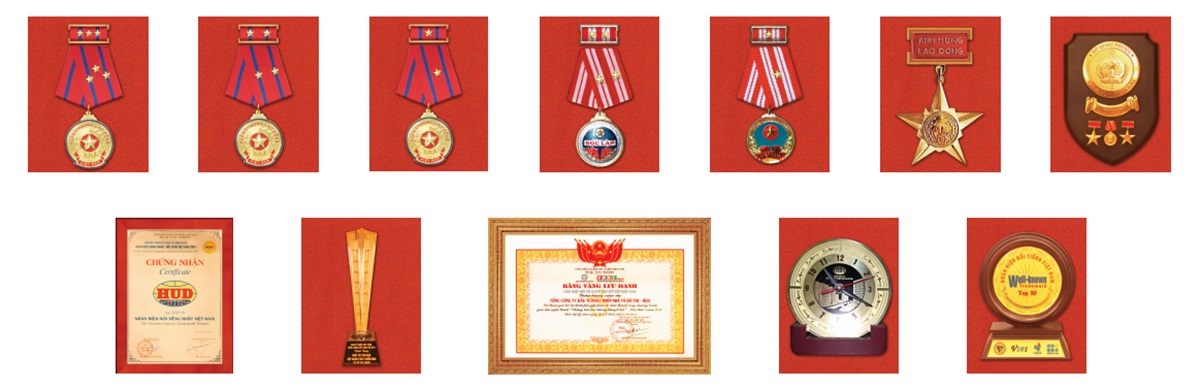 giải thưởng CĐT HUD đạt được -4