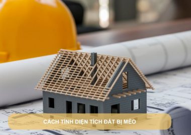 cách tính diện tích đất bị méo
