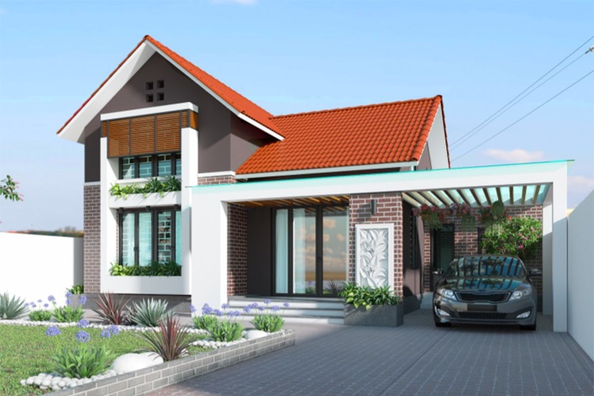 lửng 5x14m nhà cấp 4 gác lửng 17
