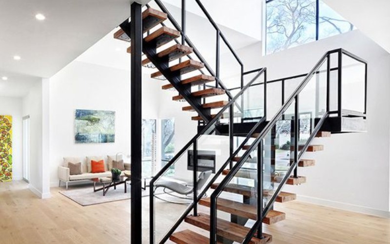 cầu thang xương cá 13