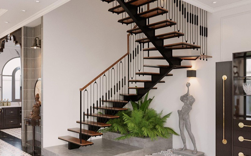 cầu thang xương cá 16